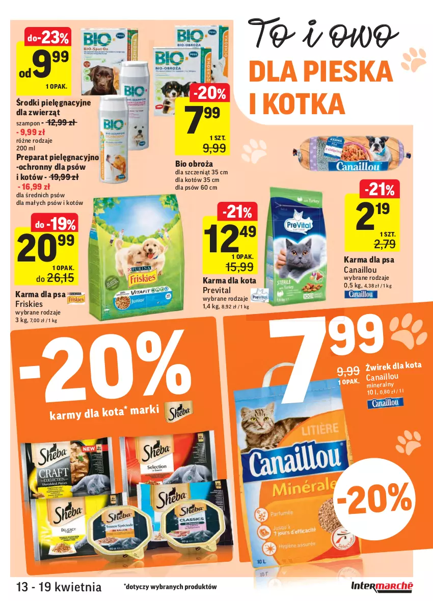 Gazetka promocyjna Intermarche - Gazetka tygodnia - ważna 13.04 do 19.04.2021 - strona 25 - produkty: Canaillou, Friskies, Szampon