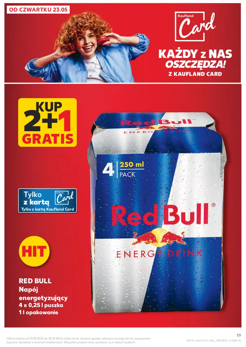 Gazetka promocyjna Kaufland - Gazetka tygodnia - ważna 23.05 do 28.05.2024 - strona 19 - produkty: Gra, Napój, Red Bull