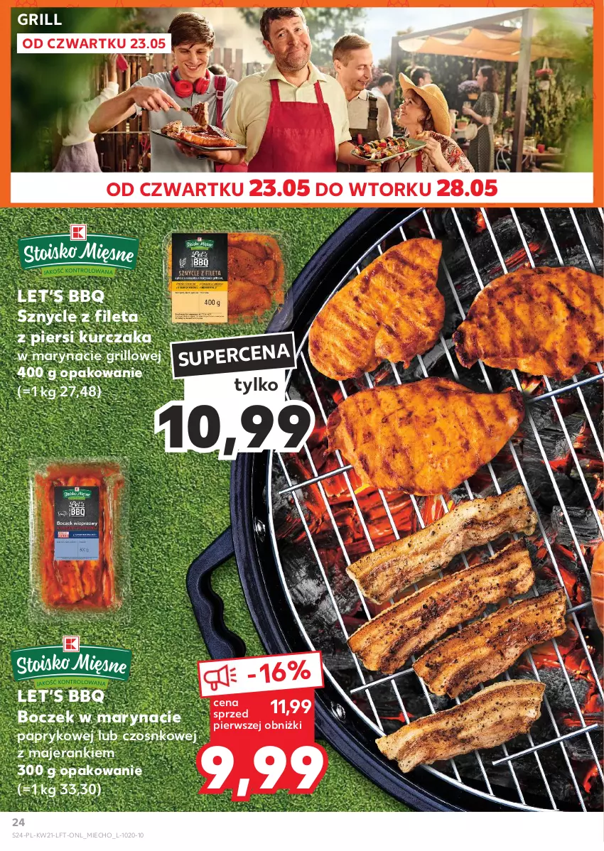 Gazetka promocyjna Kaufland - Gazetka tygodnia - ważna 23.05 do 28.05.2024 - strona 24 - produkty: Boczek, Grill, Kurczak