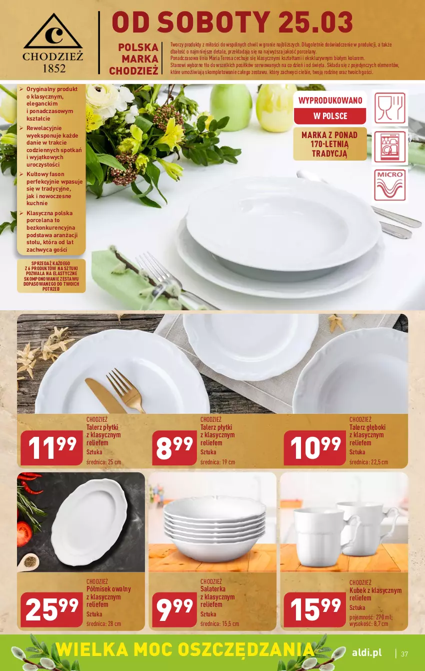 Gazetka promocyjna Aldi - Pełen katalog - ważna 20.03 do 25.03.2023 - strona 37 - produkty: Fa, Gin, JBL, Kubek, LANA, Por, Salaterka, Ser, Sok, Talerz, Talerz głęboki