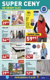 Gazetka promocyjna Aldi - COŚ na przyszły tydzień - Gazetka - ważna od 11.03 do 11.03.2023 - strona 5 - produkty: Sok, Por, Sneakersy, Puzzle, Materac, Tera, Kamizelka, Wełna, Spodnie, Piżama, Queentex, Fa