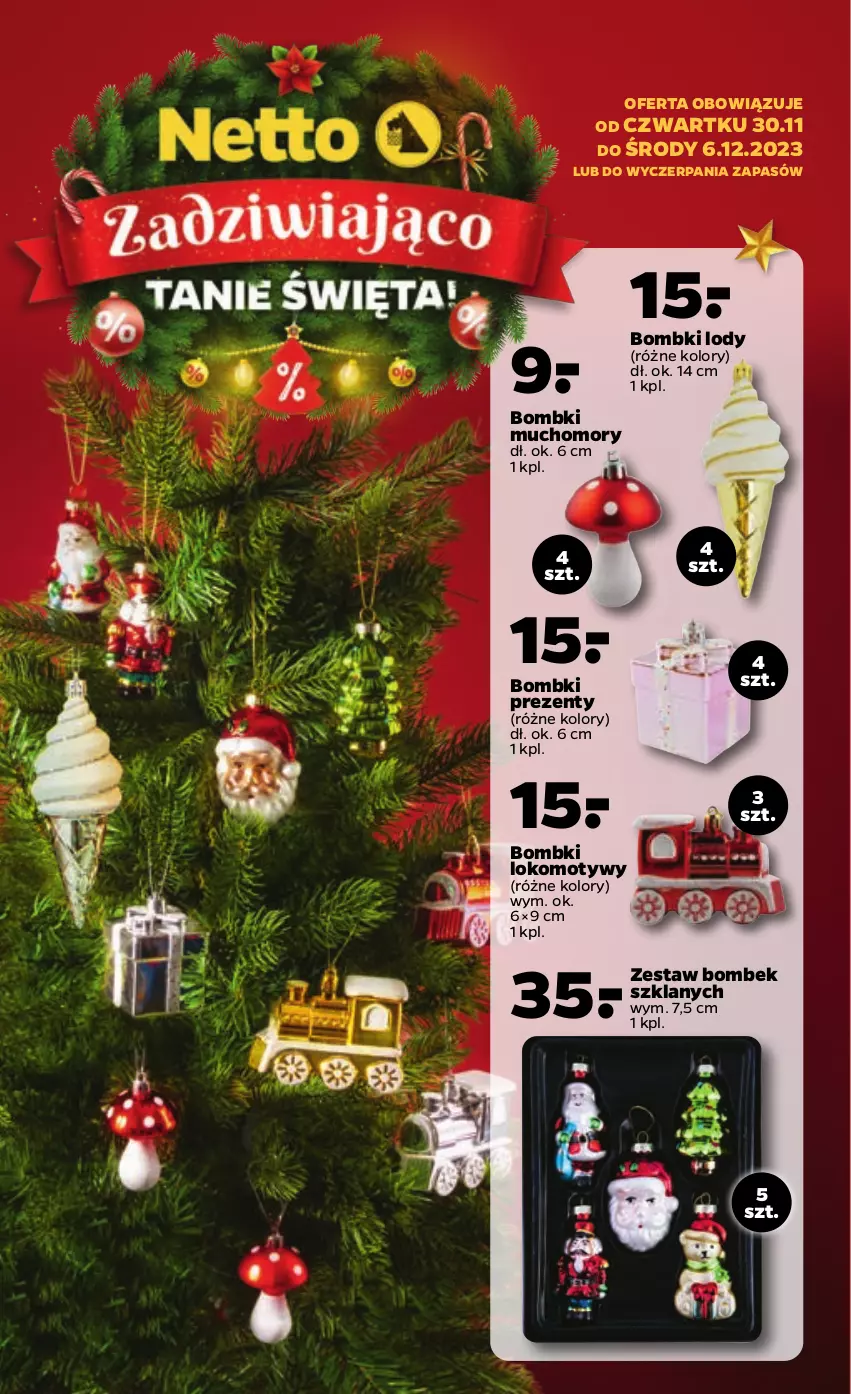 Gazetka promocyjna Netto - Akcesoria i dodatki - ważna 30.11 do 06.12.2023 - strona 2 - produkty: Bombki, Lody, Zestaw bombek