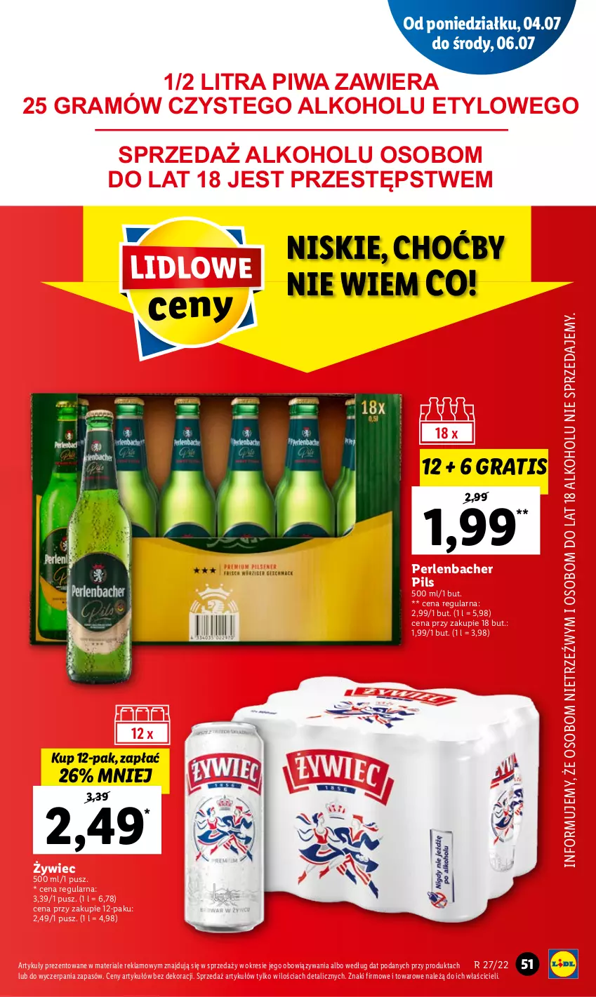 Gazetka promocyjna Lidl - GAZETKA - ważna 04.07 do 06.07.2022 - strona 51 - produkty: Gra, NBA, Piwa