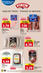 Gazetka promocyjna Lidl - GAZETKA - Gazetka - ważna od 06.07 do 06.07.2022 - strona 38 - produkty: Kurczak, Pur, Pasztet, Kosz, Kiełbaski pieprzowe, Szynka, PIKOK, Pieprz, Kiełbasa biała, Kiełbasa