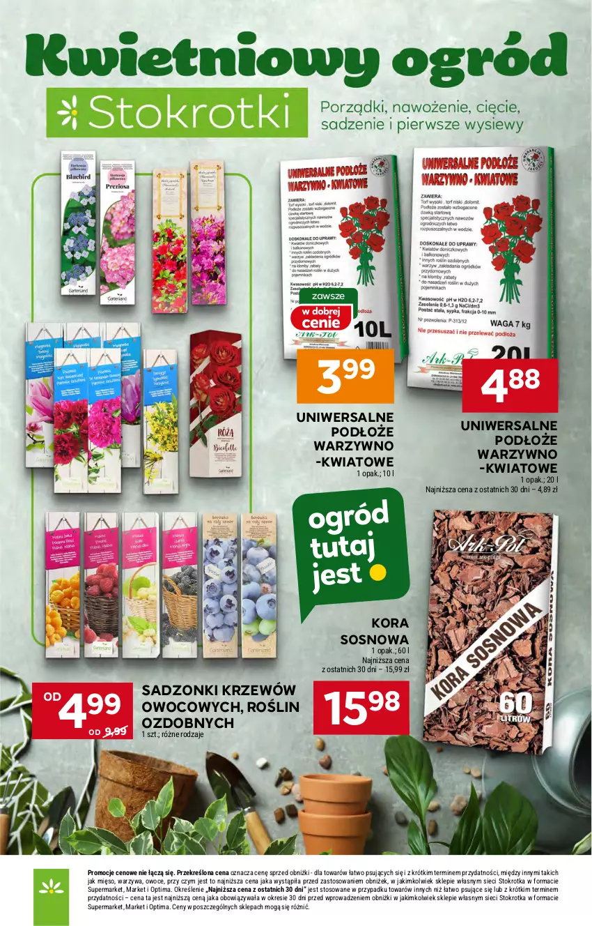 Gazetka promocyjna Stokrotka - Market - ważna 23.04 do 28.04.2026 - strona 40 - produkty: Mięso, Optima, Owoce, Sos, Warzywa