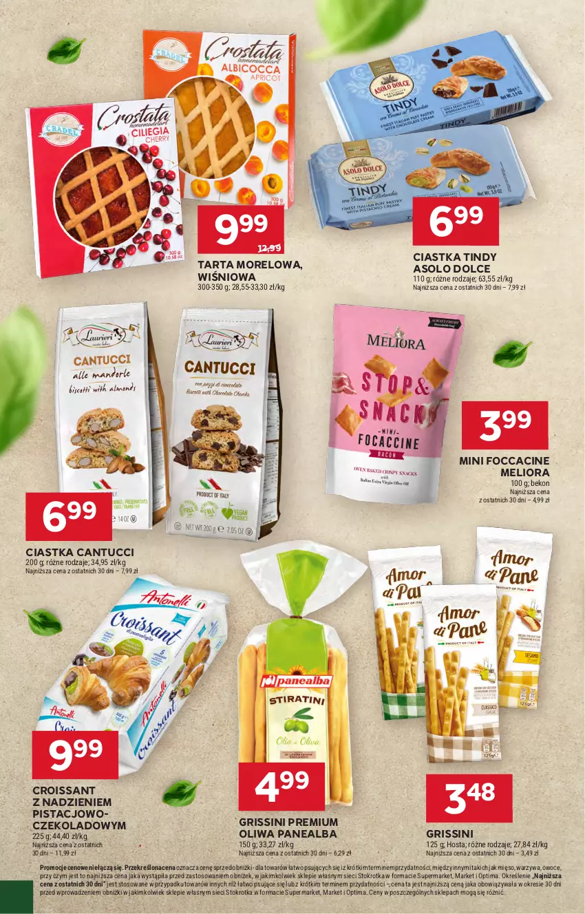 Gazetka promocyjna Stokrotka - Market - ważna 23.04 do 28.04.2026 - strona 50 - produkty: Beko, Ciastka, Croissant, Grissini, Mięso, Optima, Owoce, Tarta, Warzywa