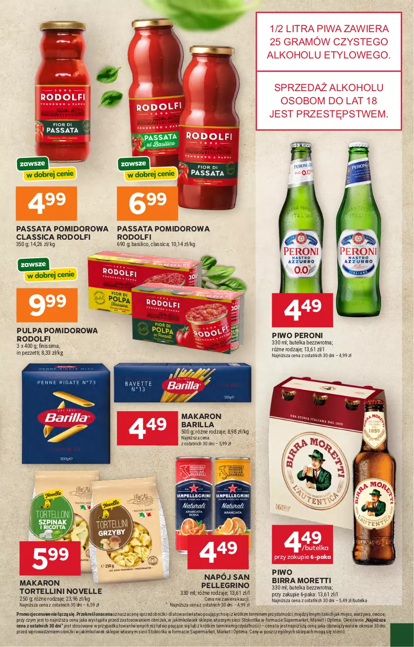 Gazetka promocyjna Stokrotka - Market - ważna 23.04 do 28.04.2026 - strona 51 - produkty: Barilla, Gra, Makaron, Mięso, Napój, Odol, Optima, Owoce, Piwa, Piwo, Pulpa pomidorowa, Warzywa