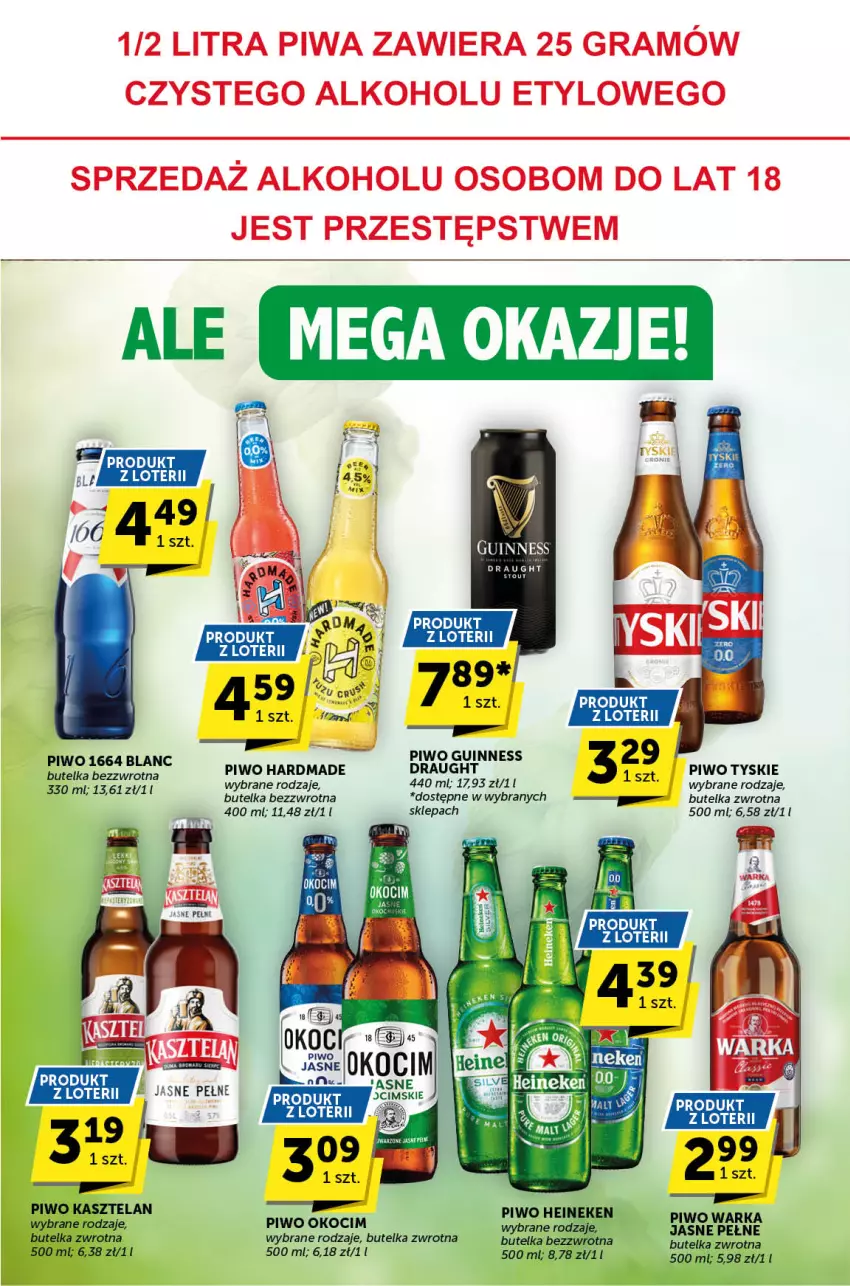 Gazetka promocyjna ABC - ważna 07.03 do 19.03.2024 - strona 34 - produkty: Gra, Heineken, Kasztelan, Koc, Okocim, Piwa, Piwo, Tyskie