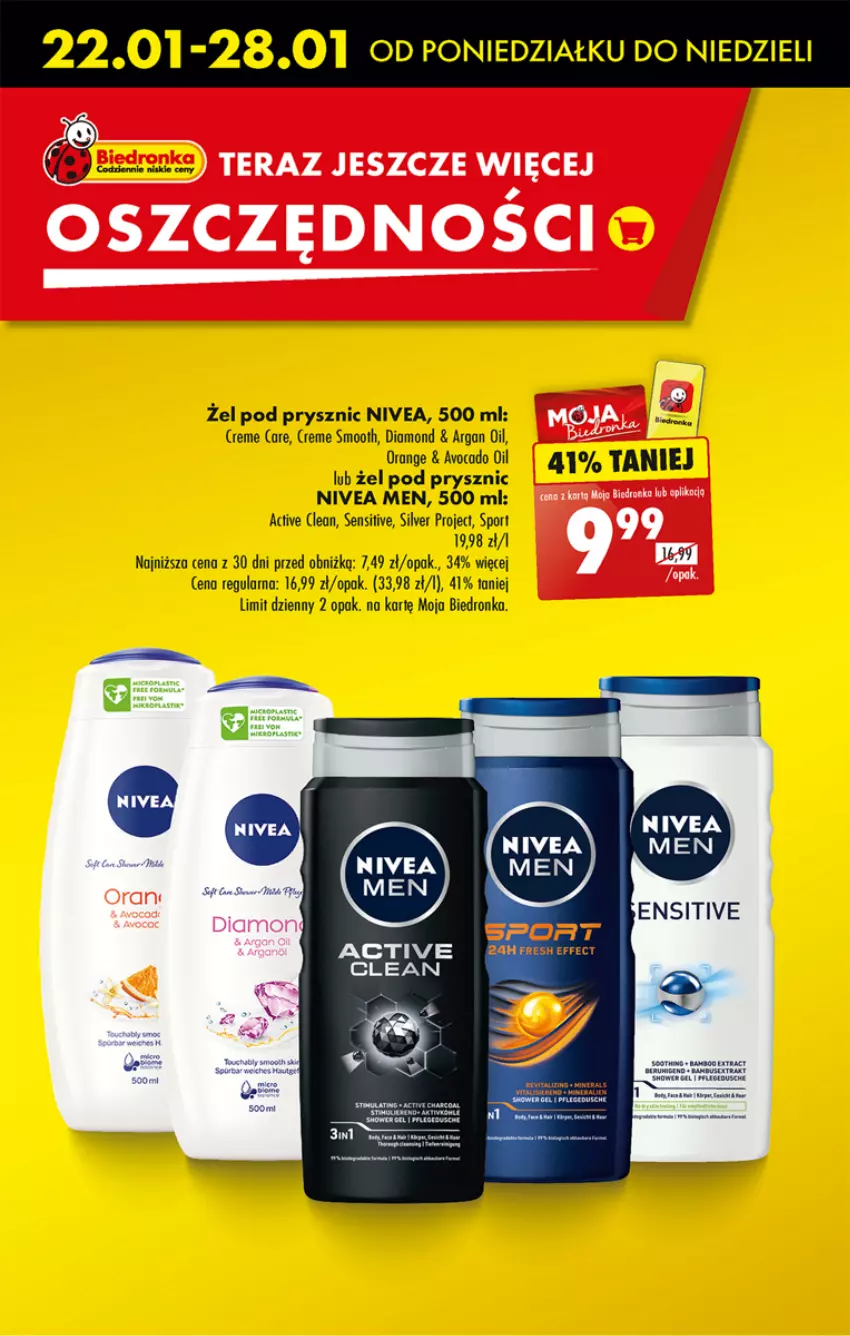 Gazetka promocyjna Biedronka - Od czwartku - ważna 25.01 do 31.01.2024 - strona 19 - produkty: Avocado, Dron, Nivea, Nivea Men, Por, Sport, Tera