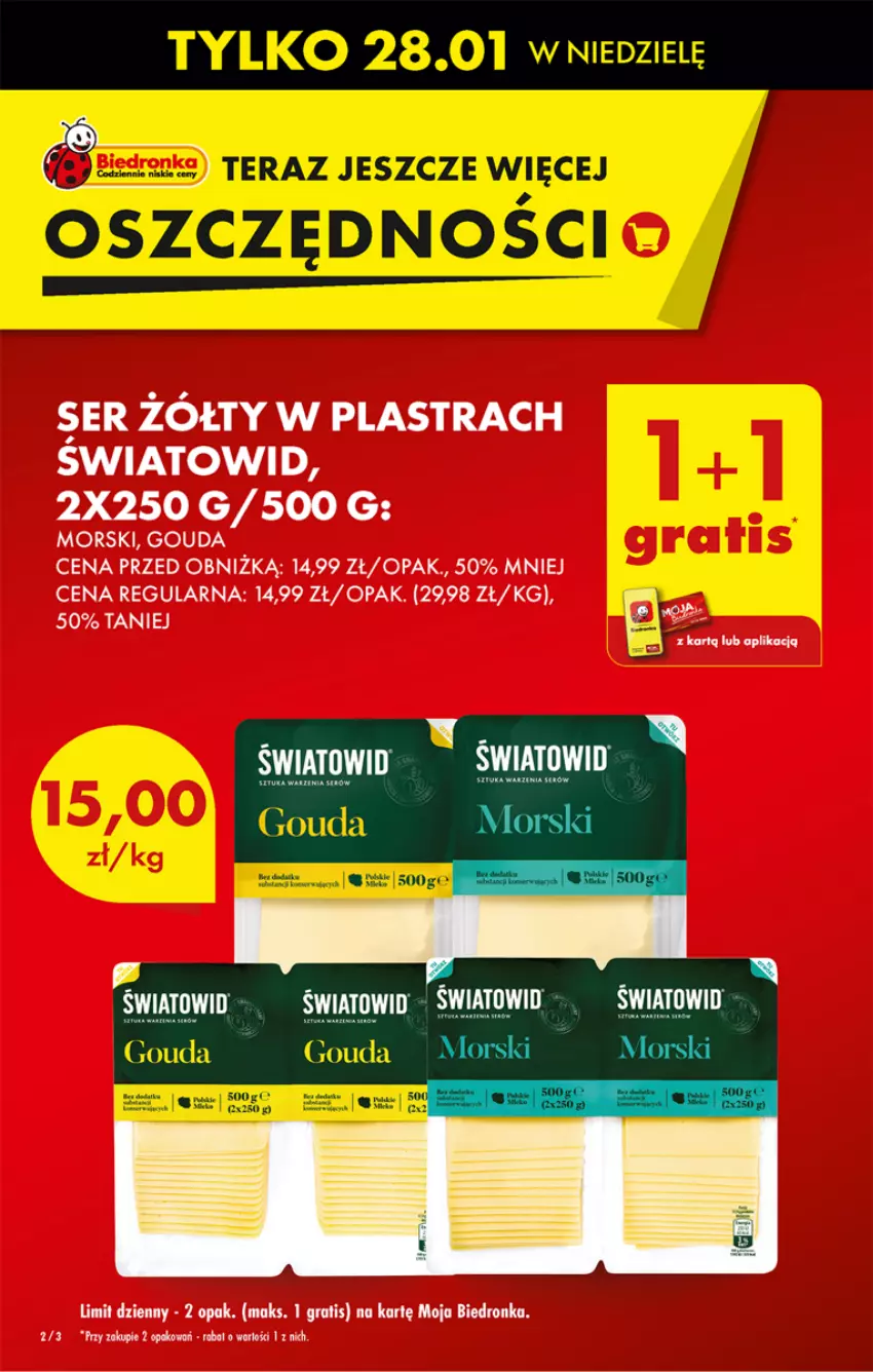 Gazetka promocyjna Biedronka - Od czwartku - ważna 25.01 do 31.01.2024 - strona 2 - produkty: Dron, Gouda, Gra, Ser, Tera