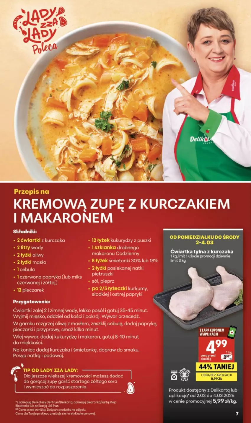 Gazetka promocyjna Delikatesy Centrum - Franczyza DC09 Czwartek - ważna 26.02 do 04.03.2026 - strona 7 - produkty: Dron, Fa, Kurczak, Makaron, Piec, Pieprz, Przyprawy, Rum, Ser, Sól
