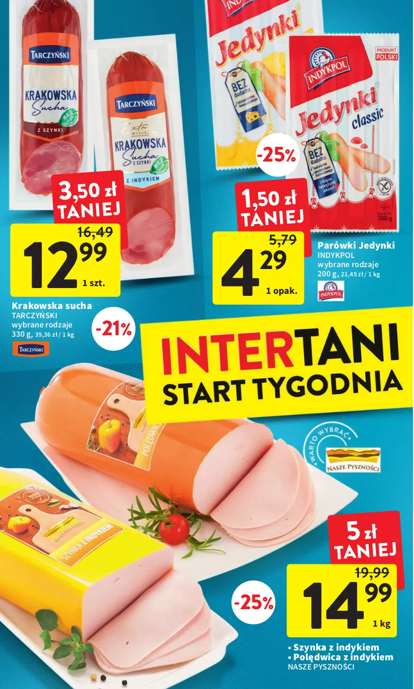 Gazetka promocyjna Intermarche - Gazetka Intermarche - ważna 02.03 do 08.03.2023 - strona 38 - produkty: Parówki, Polędwica, Szynka, Tarczyński