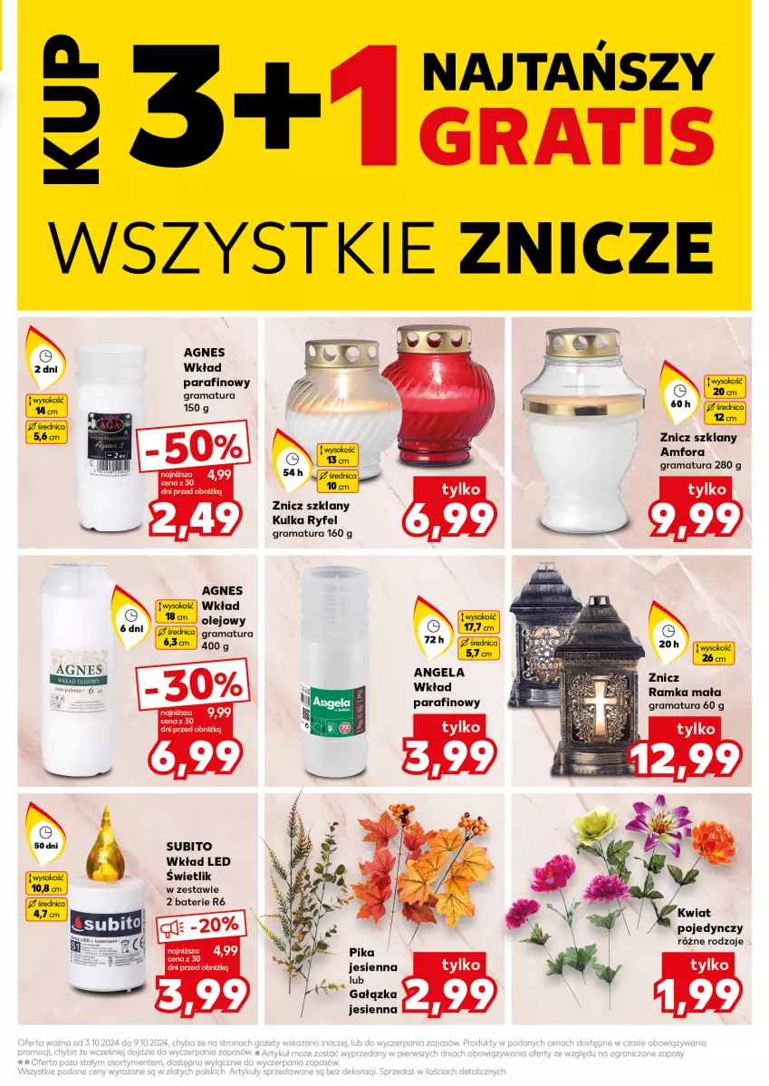 Gazetka promocyjna Kaufland - Kaufland - ważna 03.10 do 09.10.2024 - strona 5 - produkty: Fa, Gra, Rama, Ramka, Sok, Znicz