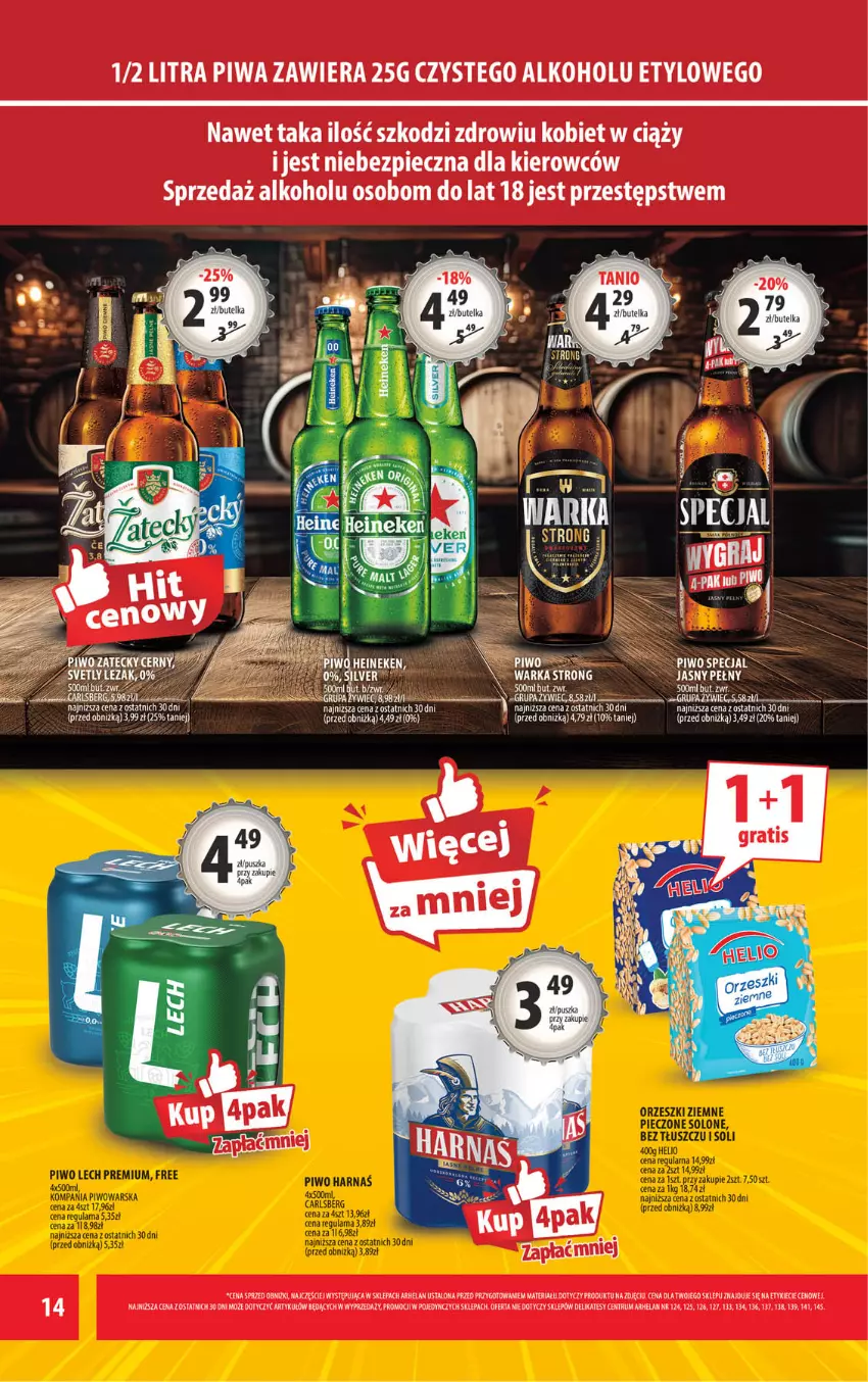 Gazetka promocyjna Arhelan - Gazetka - ważna 31.07 do 09.08.2026 - strona 14 - produkty: Heineken, Piwa, Piwo, Rum, Warka