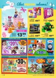 Gazetka promocyjna Carrefour - Gazetka Co masz dla mnie, zajączku? - Gazetka - ważna od 03.04 do 03.04.2021 - strona 2 - produkty: Maskotka pluszowa, Zabawka, Mattel, Pamiętnik, Hasbro, Opony, Poduszka, Jednorożec, Traktor