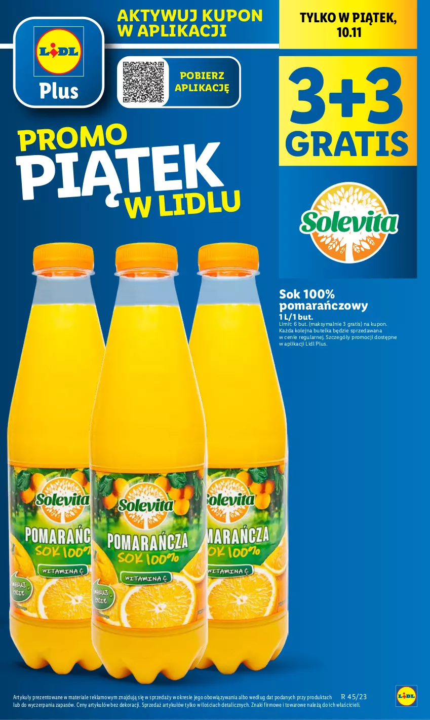 Gazetka promocyjna Lidl - GAZETKA - ważna 09.11 do 10.11.2023 - strona 17 - produkty: Gra, Olej, Sok