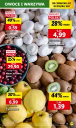 Gazetka promocyjna Lidl - GAZETKA - Gazetka - ważna od 10.11 do 10.11.2023 - strona 31 - produkty: Piec, Cebula, Warzywa, Cebula szalotka, Szal, Kiwi, Owoce