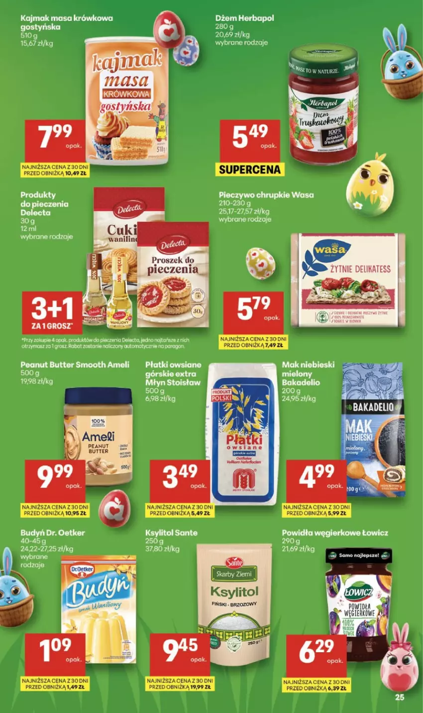 Gazetka promocyjna Delikatesy Centrum - Franczyza DC11 Czwartek - ważna 12.03 do 18.03.2026 - strona 25 - produkty: Budyń, Chrupki, Dr. Oetker, Ksylitol, Masa krówkowa, Piec, Sante, Wasa
