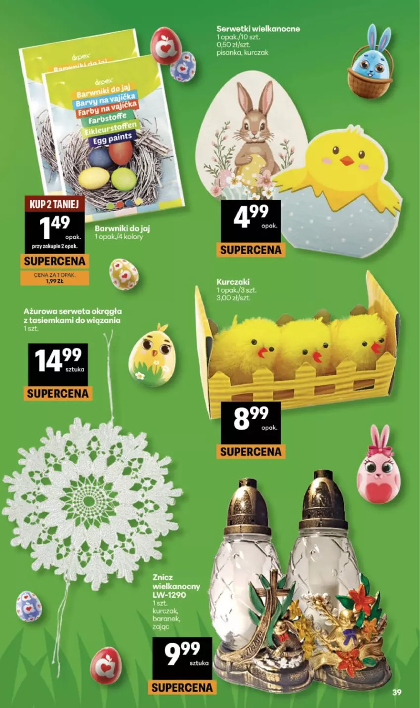 Gazetka promocyjna Delikatesy Centrum - Franczyza DC11 Czwartek - ważna 12.03 do 18.03.2026 - strona 39 - produkty: Kurczak, Ser, Serwetki