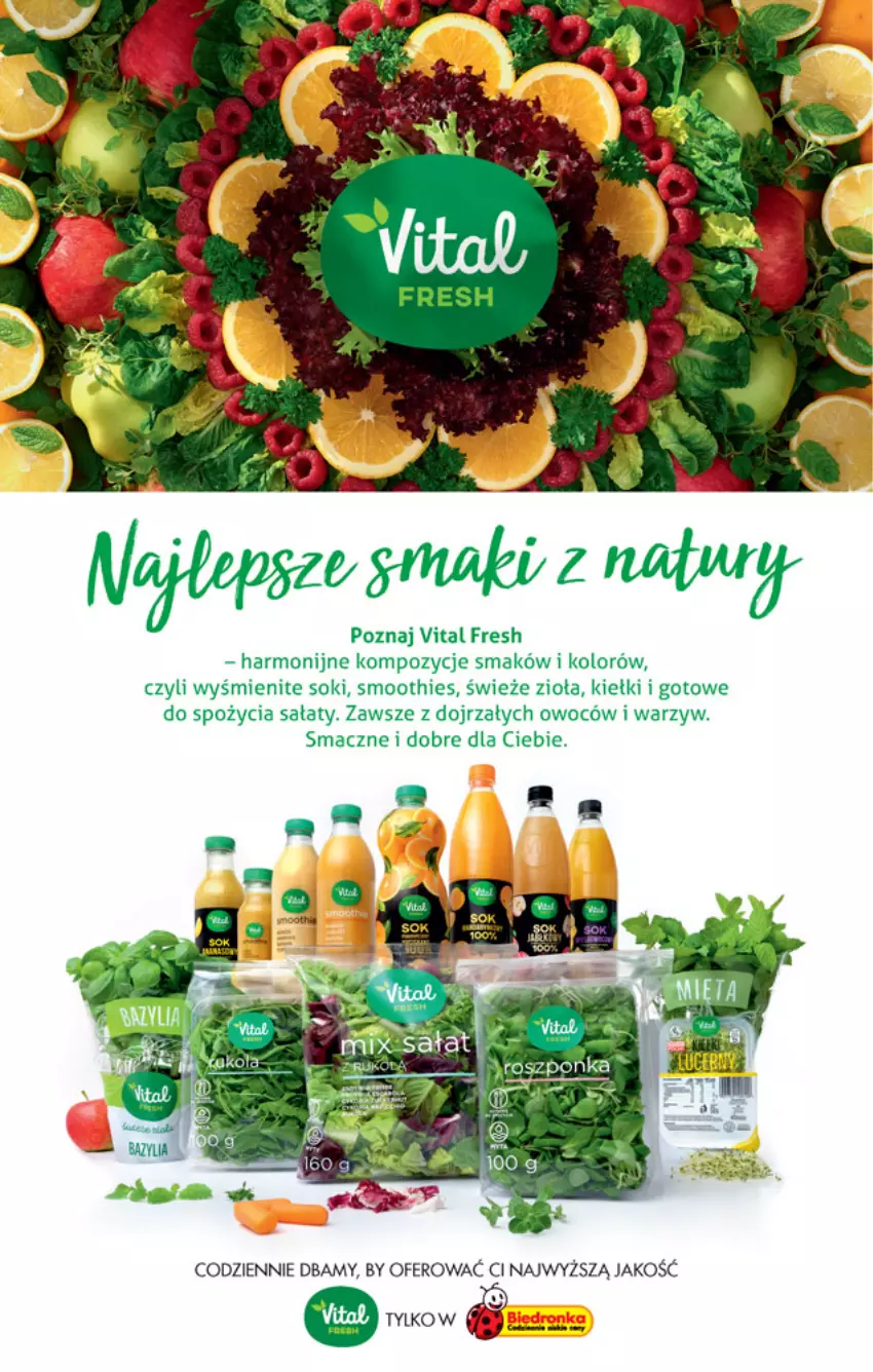 Gazetka promocyjna Biedronka - W tym tygodniu - ważna 30.09 do 06.10.2021 - strona 15 - produkty: Dron, Kiełki, Sałat, Smoothie, Sok