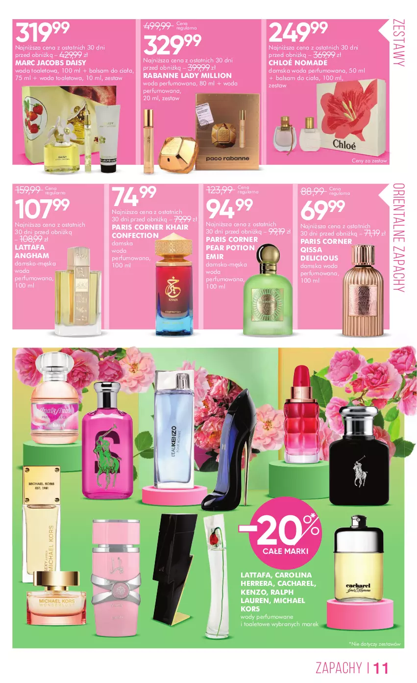 Gazetka promocyjna Super Pharm - Gazetka - ważna 20.05 do 03.06.2025 - strona 11 - produkty: Balsam do ciała, Cacharel, Carolina Herrera, Chloé, Fa, Jacobs, Kenzo, Laur, Lion, Perfum, Ralph Lauren, Woda, Woda perfumowana, Woda toaletowa