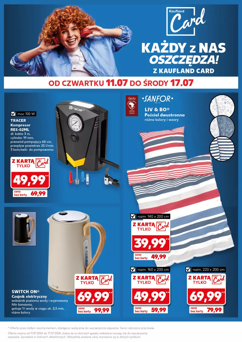 Gazetka promocyjna Kaufland - Kaufland - ważna 15.07 do 17.07.2024 - strona 34 - produkty: Acer, Czajnik, Czajnik elektryczny, Kompresor, Pościel, Pościel dwustronna, Przewód