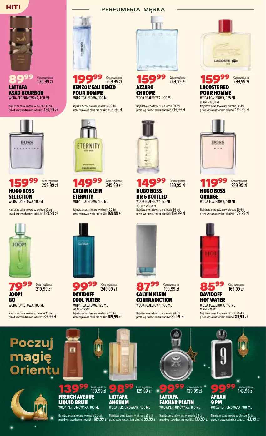 Gazetka promocyjna Drogerie Natura - Gazetka Drogerie Natura - ważna 07.07 do 20.07.2026 - strona 6 - produkty: Azzaro, Bourbon, Calvin Klein, Davidoff, Fa, Hugo Boss, JOOP!, Kenzo, Lacoste, Perfum, Woda, Woda perfumowana, Woda toaletowa
