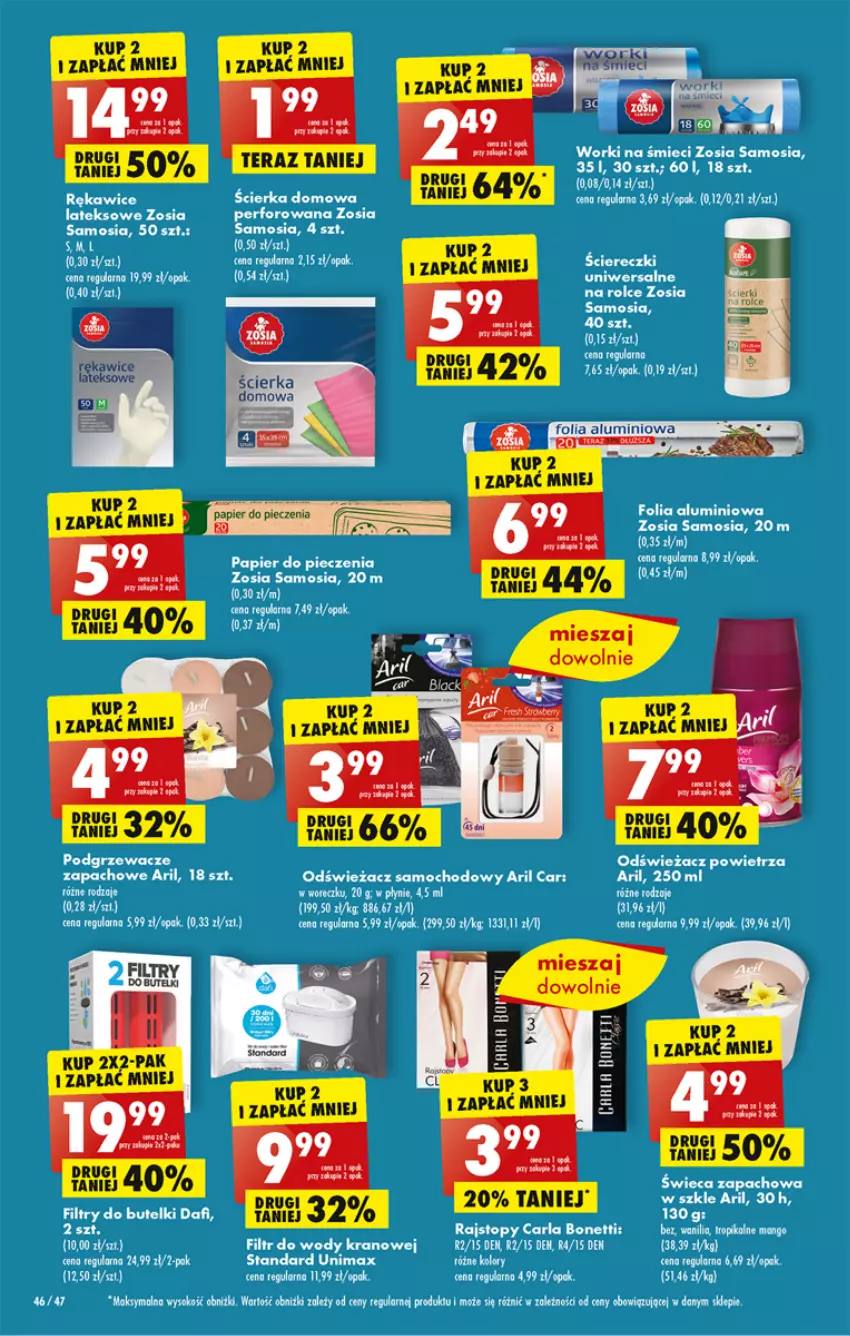 Gazetka promocyjna Biedronka - ważna 20.03 do 25.03.2023 - strona 46 - produkty: HP, Odświeżacz powietrza, Papier, Papier do pieczenia, Piec, Rajstopy, Tera, Top