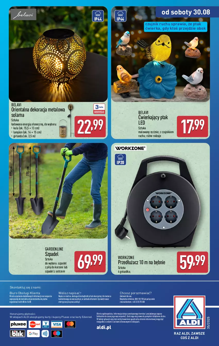 Gazetka promocyjna Aldi - Artykuły przemysłowe i tekstylia - ważna 27.08 do 30.08.2025 - strona 14 - produkty: Biuro, Girlanda, Lampion, O nas, Por