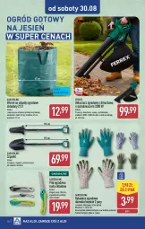 Gazetka promocyjna Aldi - Artykuły przemysłowe i tekstylia - Gazetka - ważna od 30.08 do 30.08.2025 - strona 10 - produkty: Odkurzacz, Sok, Por, Noż, Rozdrabniacz, Rękawice, Ogród