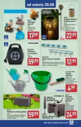 Gazetka promocyjna Aldi - Artykuły przemysłowe i tekstylia - Gazetka - ważna od 30.08 do 30.08.2025 - strona 11 - produkty: Por, Konewka, Parasol, Girlanda, Lampion, Haczyk, Pokrowiec, Grill, Meble