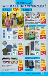 Gazetka promocyjna Aldi - Artykuły przemysłowe i tekstylia - Gazetka - ważna od 30.08 do 30.08.2025 - strona 3 - produkty: Top, Por, Kurtka, Kosz, Pojemnik, Koszula, Plecak, Moda, Spodnie, Fa