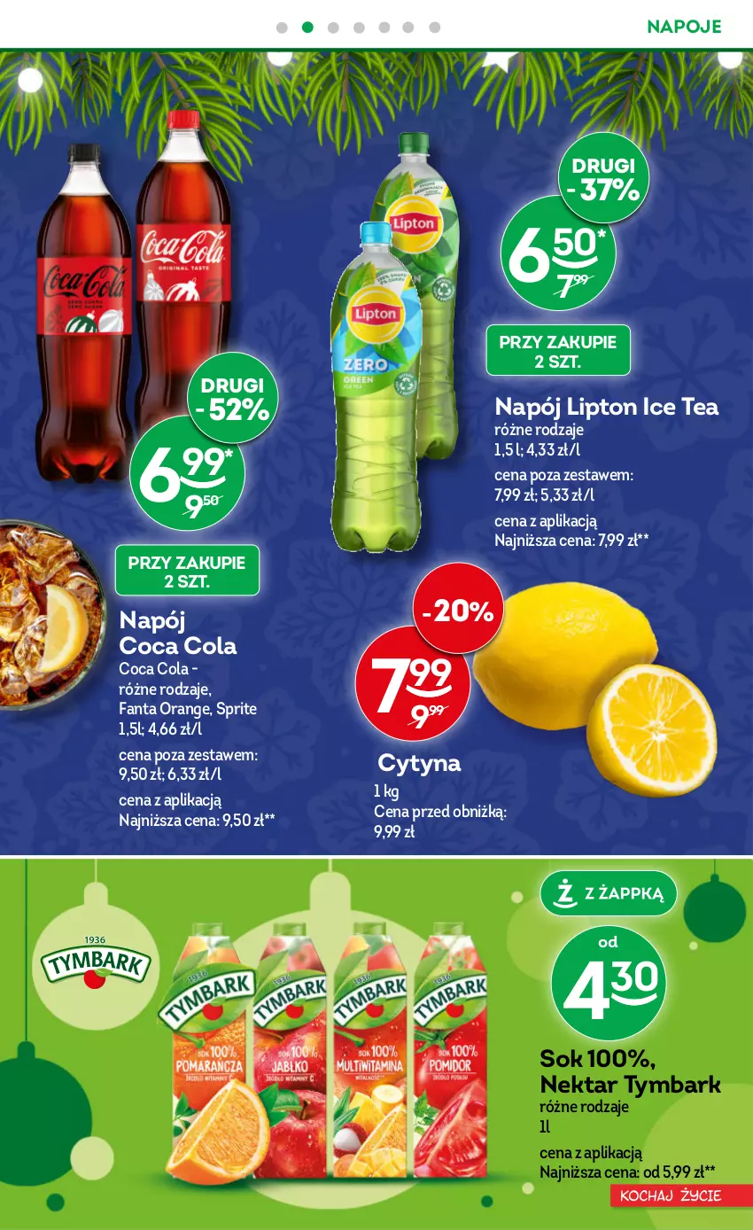 Gazetka promocyjna Żabka - ważna 20.12.2023 do 02.01.2024 - strona 16 - produkty: Fa, Fanta, Ice tea, Lipton, Napój, Napoje, Nektar, Sok, Sprite, Tymbark