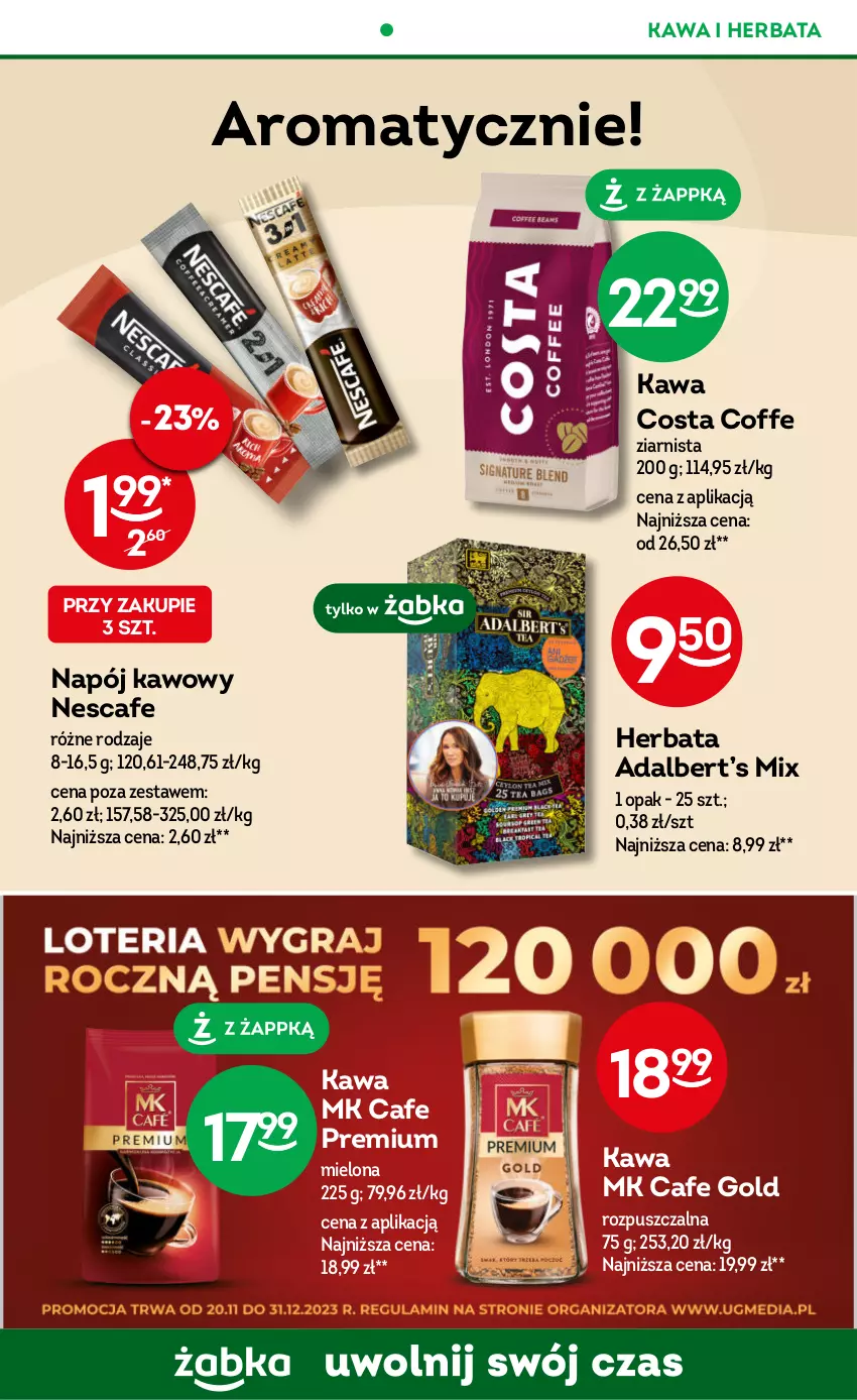 Gazetka promocyjna Żabka - ważna 20.12.2023 do 02.01.2024 - strona 54 - produkty: Herbata, Kawa, Napój