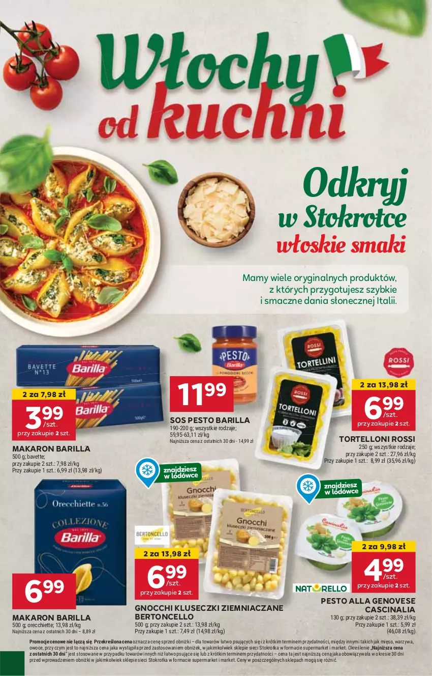 Gazetka promocyjna Stokrotka - Supermarket Opole/Radom - ważna 14.11 do 20.11.2024 - strona 16 - produkty: Barilla, Gin, Gnocchi, HP, Makaron, Pesto, Sos, Tortelloni