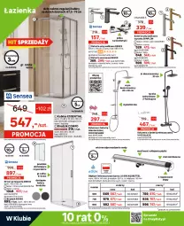 Gazetka promocyjna Leroy Merlin - Gazetka Leroy Merlin - Gazetka - ważna od 12.09 do 12.09.2023 - strona 10 - produkty: Kompakt WC, Bateria umywalkowa, Top, Sok, Ser, Por, Telefon, Zestaw podtynkowy WC, Miska wisząca, Szafka pod umywalkę, Słupek, Klej, Deska wolnoopadająca, Tran, Lack, Szafka, Sport, Bateria wannowa, Półka, Mydelniczka, Bateria, Brodzik, Umywalka, Drzwi, Lustro, Cersanit, Miska, Fa