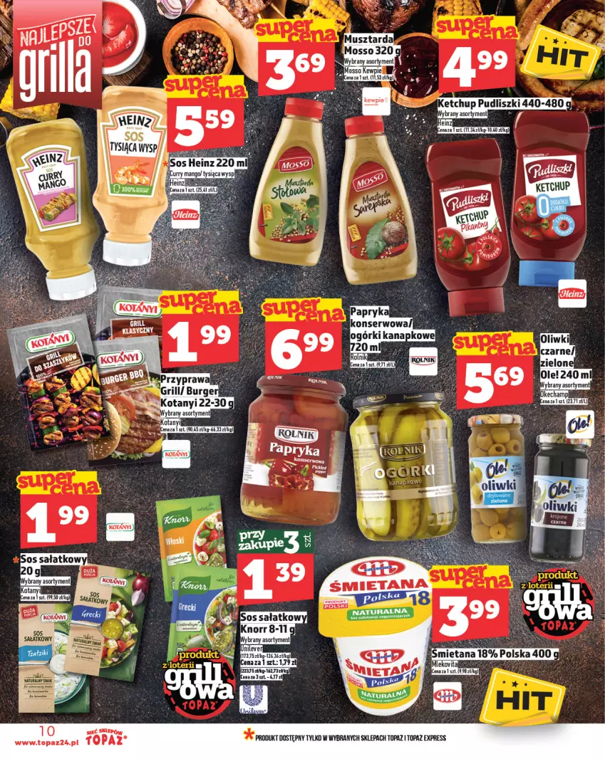 Gazetka promocyjna Topaz - Gazetka - ważna 29.05 do 04.06.2025 - strona 10 - produkty: Heinz, Top