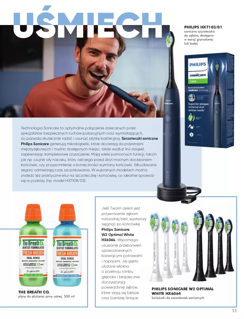 Gazetka promocyjna Super Pharm - Gazetka - ważna 18.09 do 12.10.2025 - strona 11 - produkty: Gra, Granat, Optima, Philips, Piec, Szczoteczka, Szczoteczka do zębów, Zegar