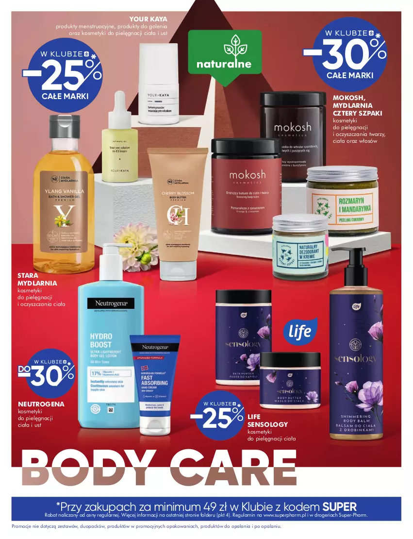 Gazetka promocyjna Super Pharm - Gazetka - ważna 18.09 do 12.10.2025 - strona 21 - produkty: Body, Kosmetyki do pielęgnacji, Neutrogena