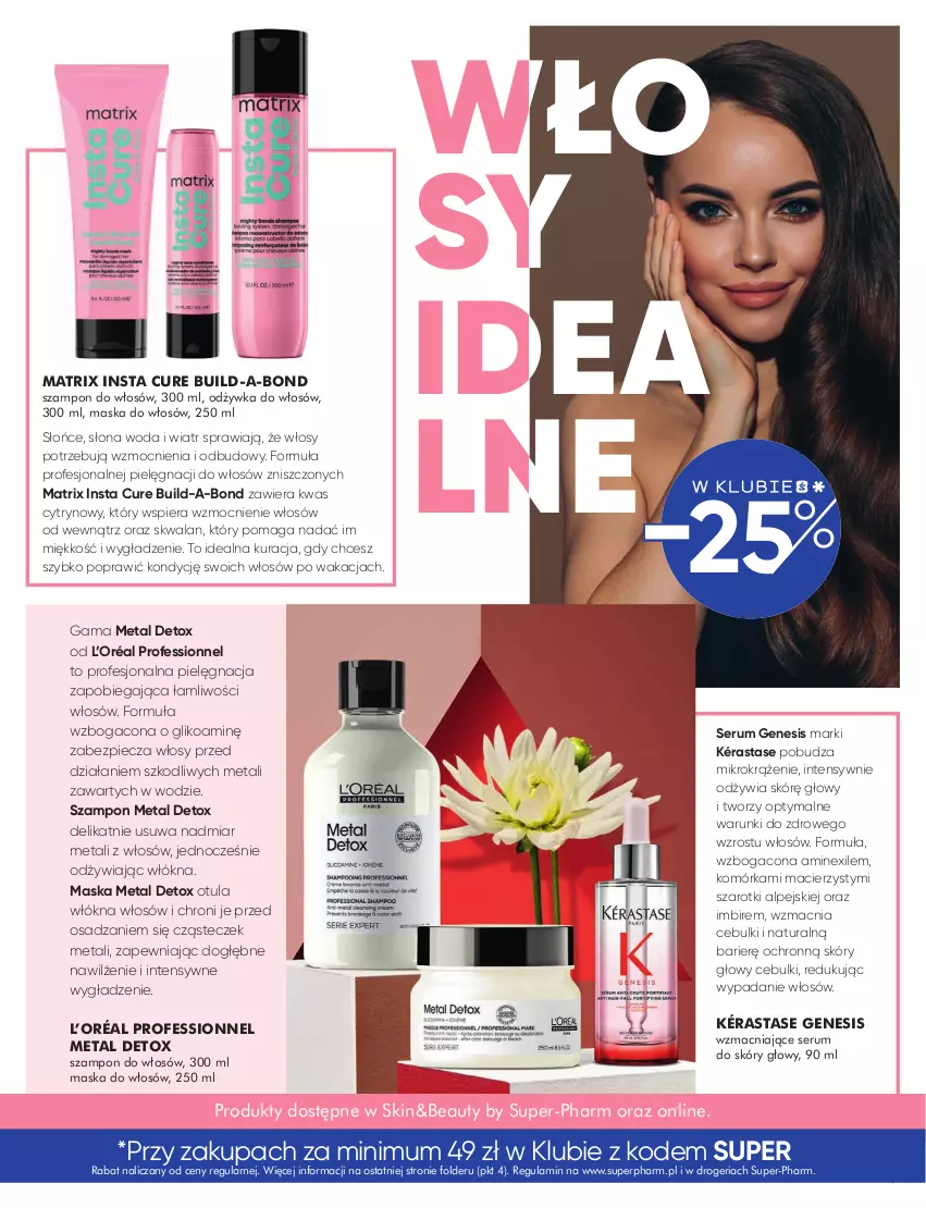 Gazetka promocyjna Super Pharm - Gazetka - ważna 18.09 do 12.10.2025 - strona 7 - produkty: Imbir, Kwas cytrynowy, L’Oréal, Maska, Maska do włosów, Odżywka, Piec, Rum, Ser, Serum, Szampon, Woda