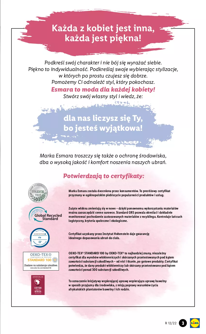 Gazetka promocyjna Lidl - GAZETKA - ważna 21.03 do 27.03.2022 - strona 3 - produkty: Koc, Moda, Monitor, Sok