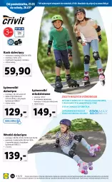 Gazetka promocyjna Lidl - GAZETKA - Gazetka - ważna od 27.03 do 27.03.2022 - strona 14 - produkty: Sok, Kask, Wrotki, Rolki, Dzieci, Olma, LG