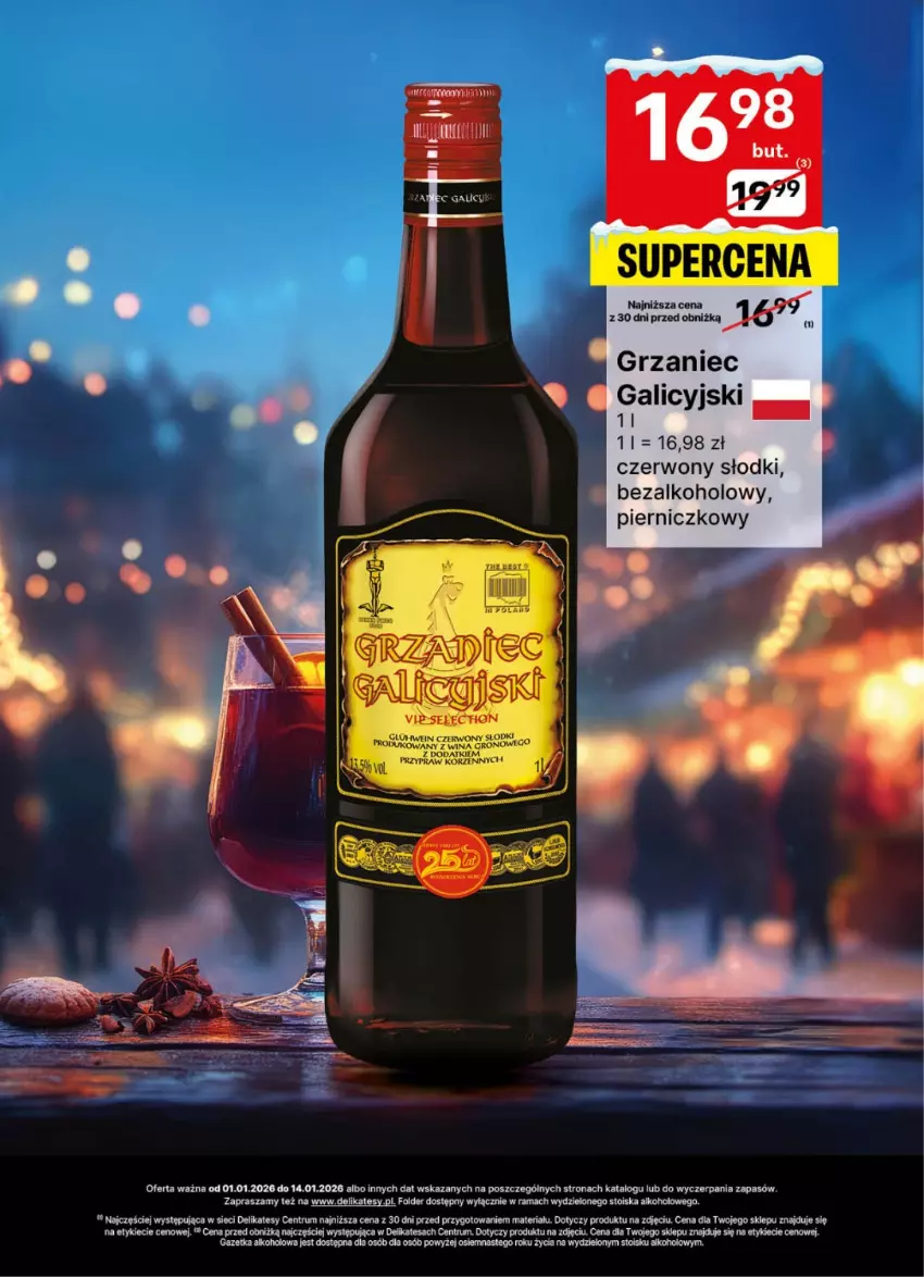 Gazetka promocyjna Delikatesy Centrum - Delibarek DC01-DC02 - ważna 01.01 do 14.01.2026 - strona 8 - produkty: Grzaniec Galicyjski, Rama, Rum