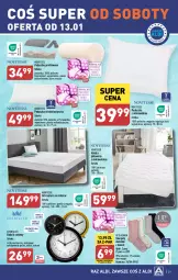 Gazetka promocyjna Aldi - Pełna oferta - Gazetka - ważna od 13.01 do 13.01.2024 - strona 29 - produkty: Kołdra, Budzik, Karp, Poszewka, Materac, Tera, LANA, Wełna, Ochraniacz na materac, Poduszka, Fa