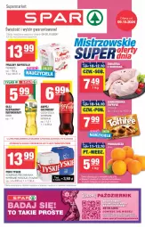 Gazetka promocyjna Spar - Spar - Gazetka - ważna od 16.10 do 16.10.2024 - strona 1 - produkty: Piwo, Praliny, Raffaello, Tyskie, Napój, Olej, Fa