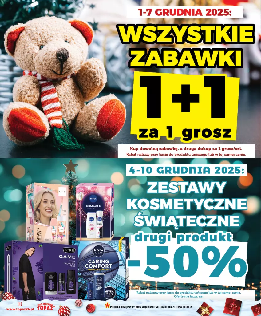 Gazetka promocyjna Topaz - Gazetka - ważna 04.12 do 10.12.2025 - strona 8 - produkty: Nivea, Top