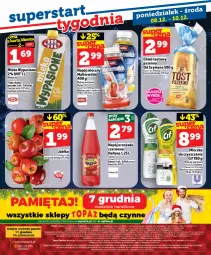 Gazetka promocyjna Topaz - Gazetka - Gazetka - ważna od 10.12 do 10.12.2025 - strona 34 - produkty: Top, Cif, Mlekovita, Oranżada, Mleczko, Hellena, Chleb tostowy, Chleb, Napój, Olej, Mleko
