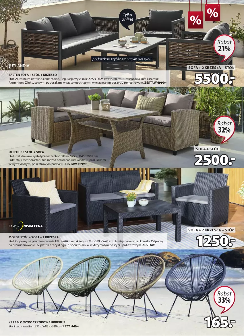 Gazetka promocyjna Jysk - Oferta tygodnia - ważna 13.07 do 26.07.2022 - strona 10 - produkty: Cement, Fa, Krzesło, Poduszka, Por, Sofa, Sok, Stół