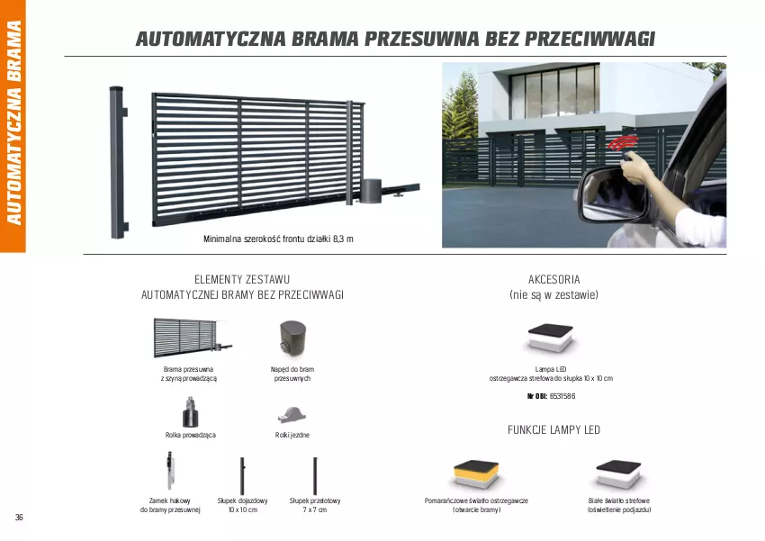 Gazetka promocyjna Obi - Gazetka OBI - ważna 01.10.2022 do 31.01.2023 - strona 36 - produkty: Lampa, Lampa LED, Rama, Rolki, Słupek, Wagi