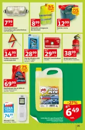 Gazetka promocyjna Auchan - przeNISKIE CENY WAKACYJNE przeOKAZJE Hipermarkety - Gazetka - ważna od 29.06 do 29.06.2022 - strona 21 - produkty: Por, Gaśnica, Apteczka samochodowa, Diesel, Wieszak, Kamizelka, Olej, Alkomat, Trójkąt ostrzegawczy, Płyn do chłodnic